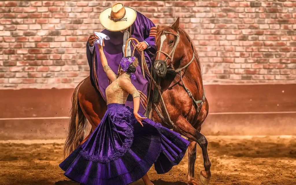 Caballo de Paso bailando Marinera