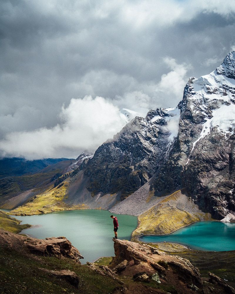 Foto de Laguna de Perú Vista de una laguna espectacular en perú