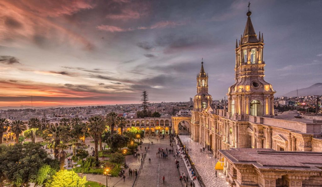 Vista panomica de arequipa
