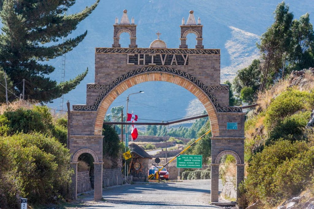 Entrada a Chivay