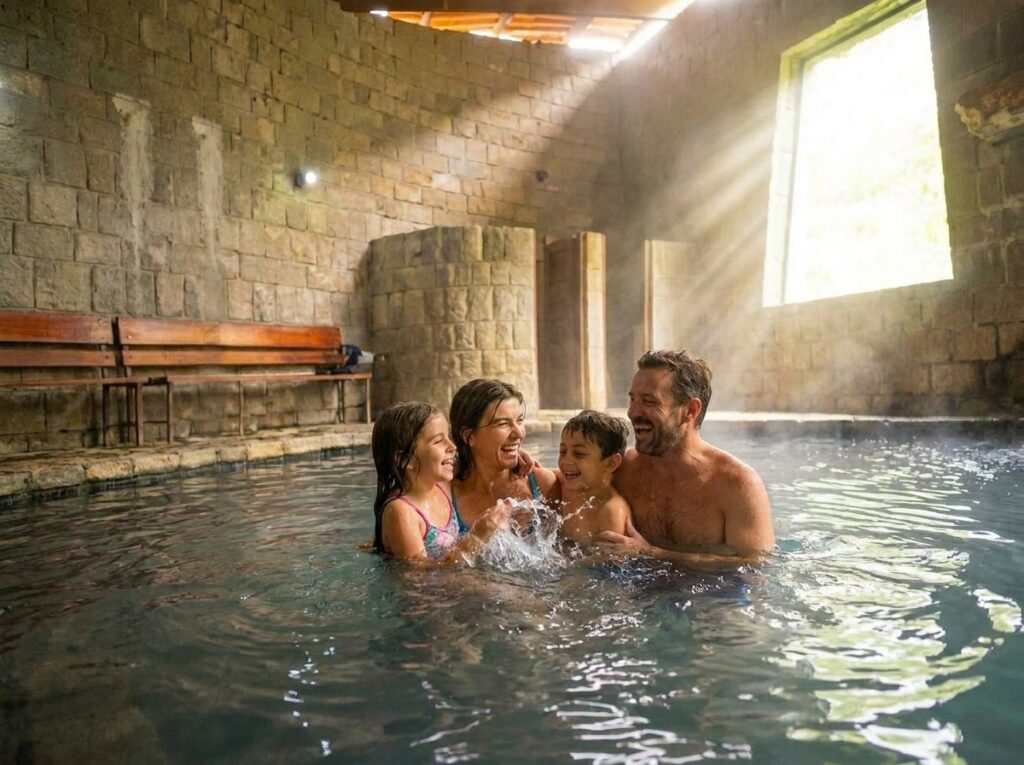 Churin - Baños termonedicinales de Tingo - Familia